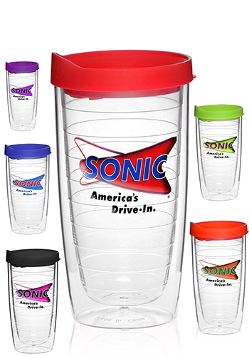 14 oz Double Wall Color Top Acrylic Tumbler 2