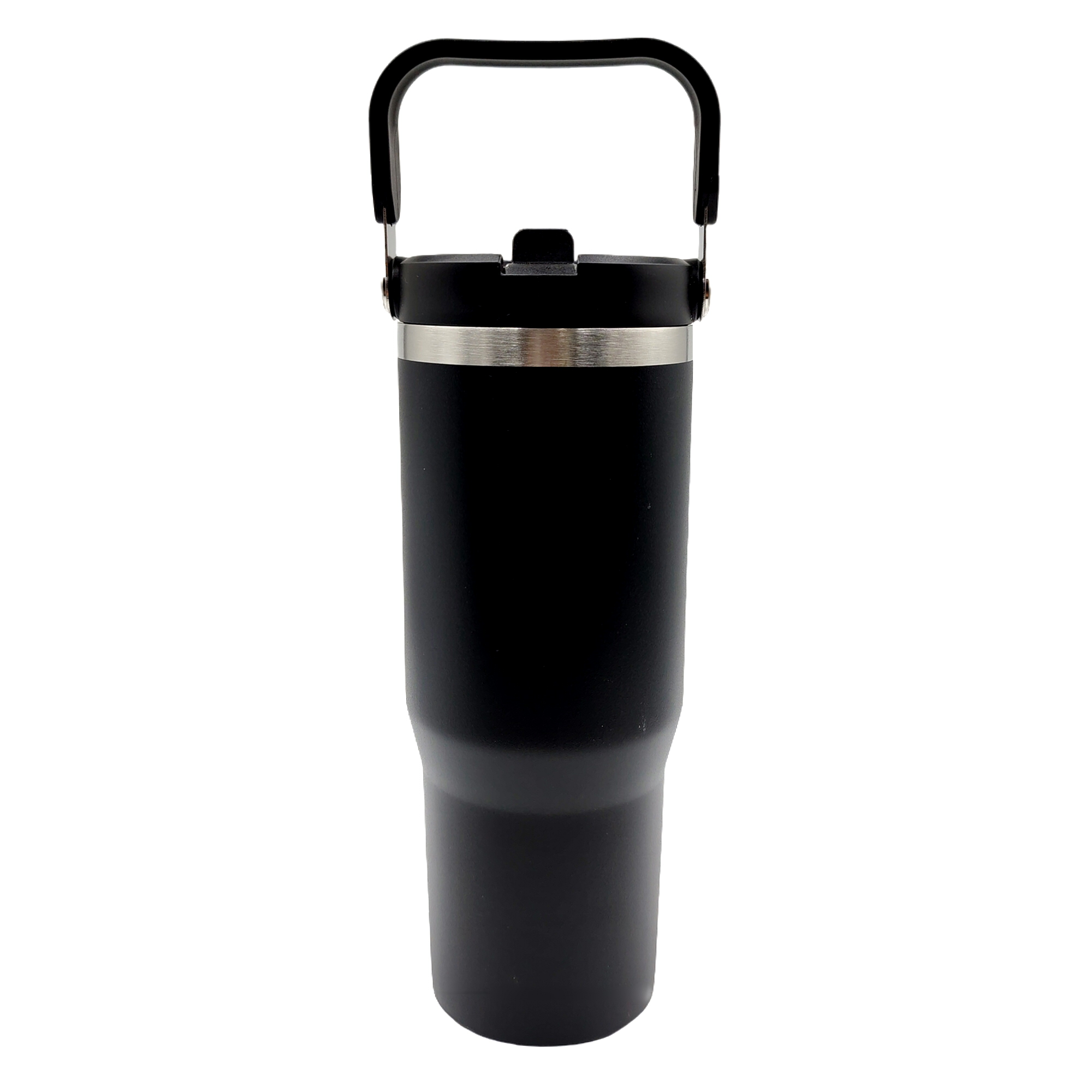30 oz Stainless Steel Insulated Mug with Handle and Built-In Straw 19