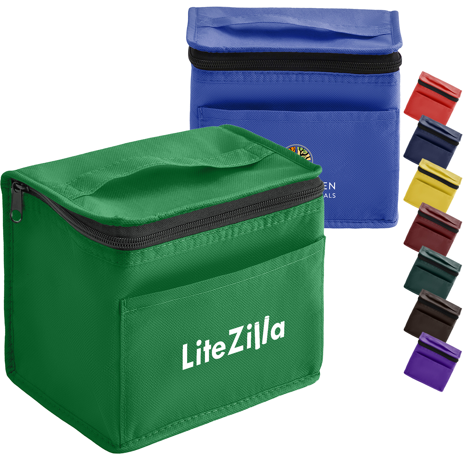 Non-woven Food Safe Foil Lining Large Lunch Bag 3
