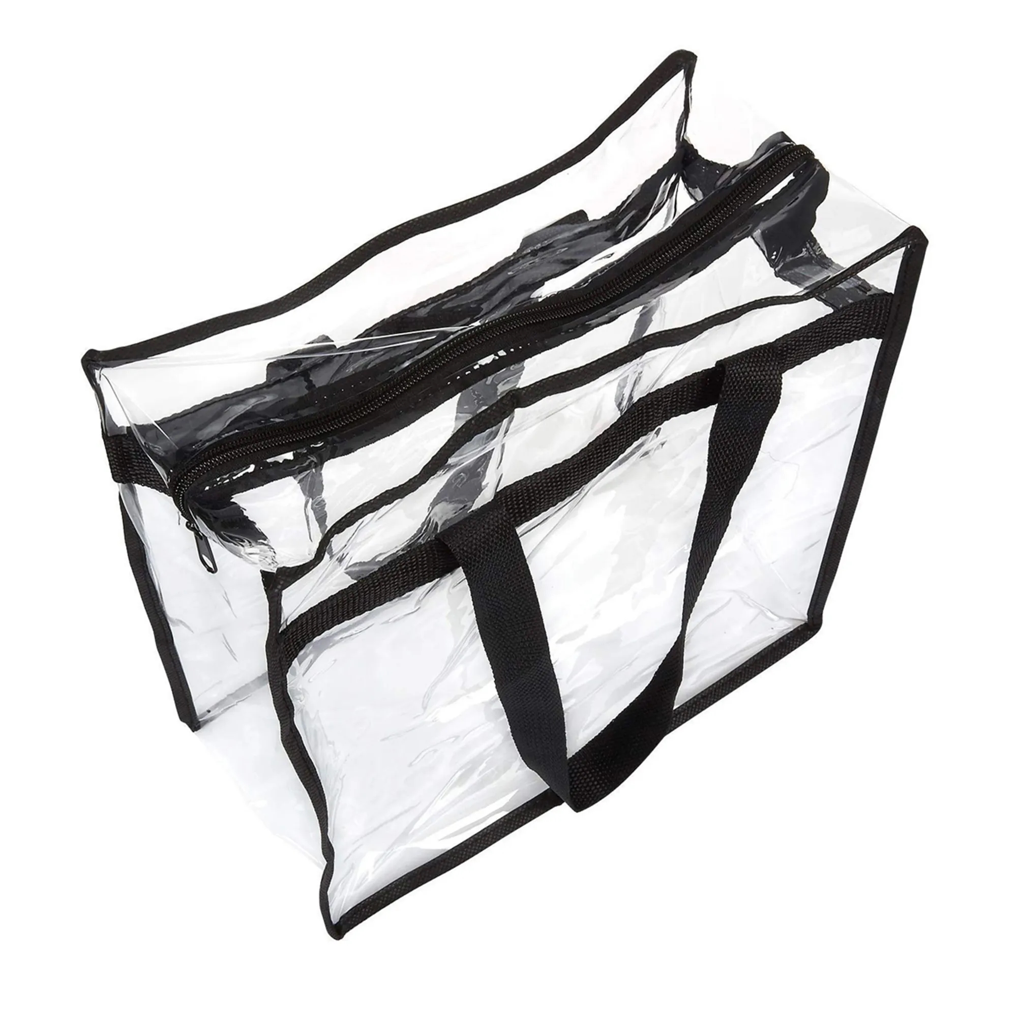 Clear Zippered Tote Bag 4