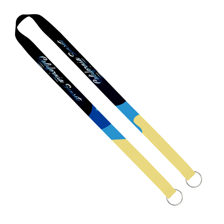 3/4" Sublimated Dual-Sided Lanyard with Double Clips 7
