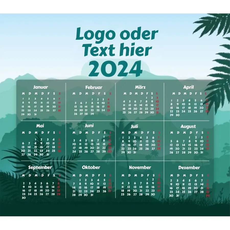 Nature Mouse Pad with Calendar 4