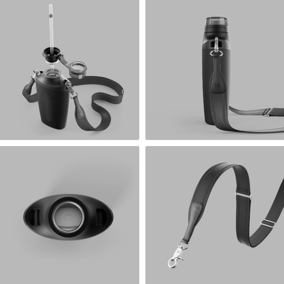 23oz Hydration Bottle with Strap 5