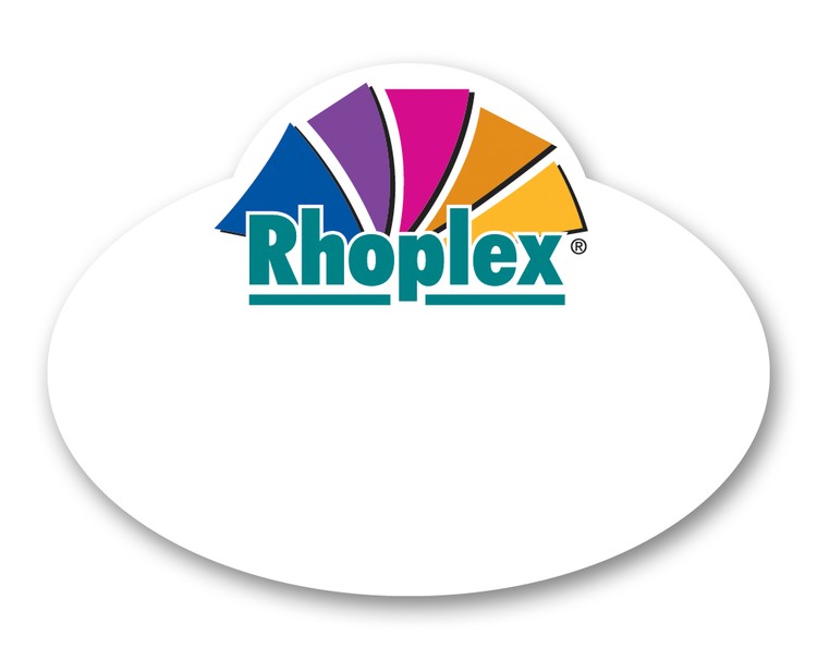 Laminated Name Badge Full Color (2.125"X2.875") Oval W/Oval Bump - No Personalization