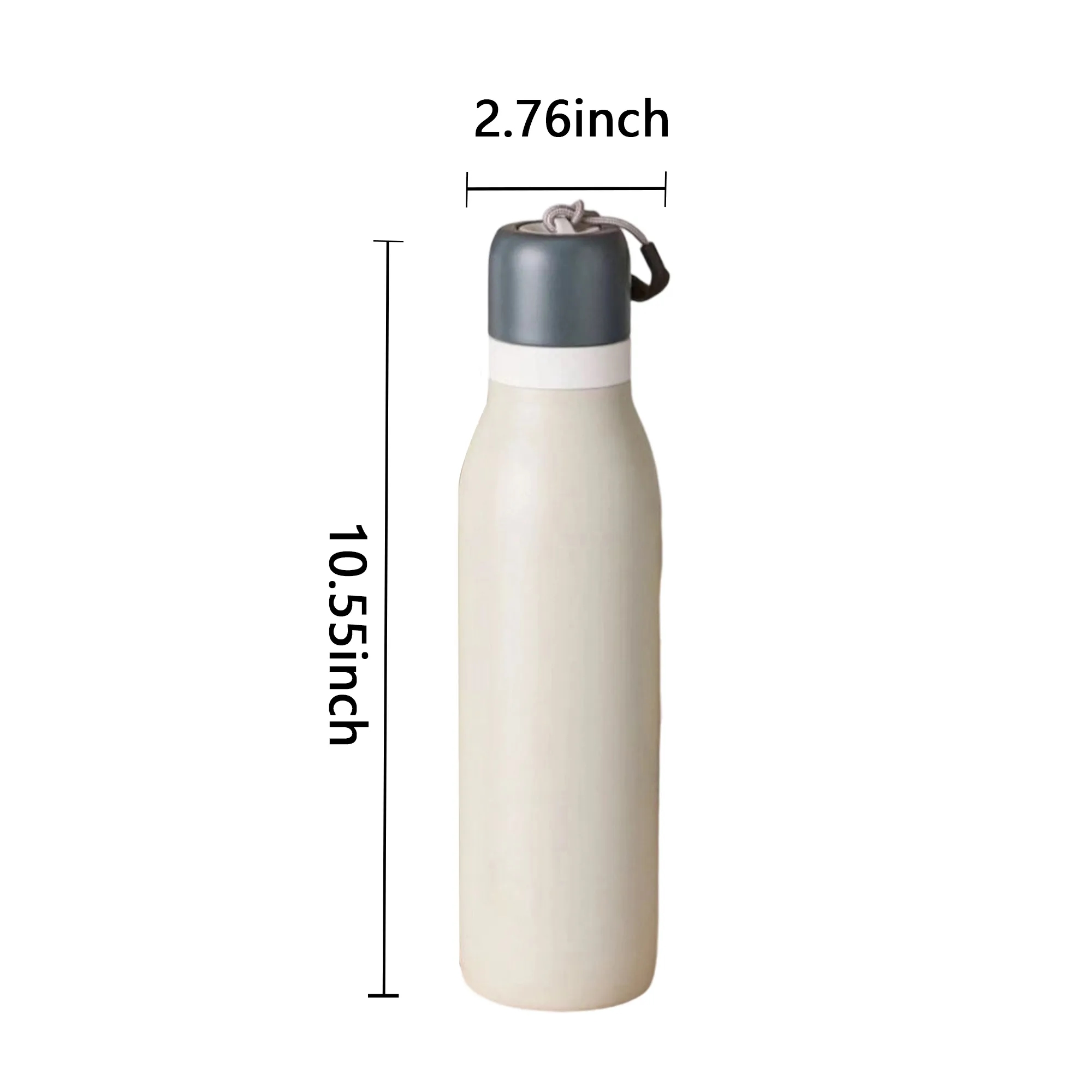 Portable 18oz Stainless Steel Tumbler with Straw 7