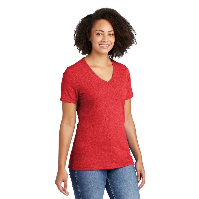 AllMade Women's Recycled Blend V-Neck Tee 15