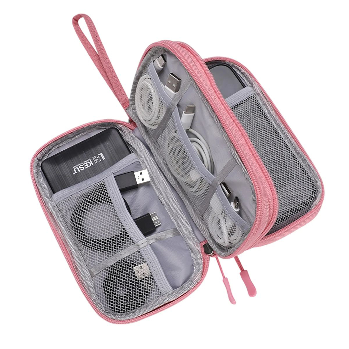 Customizable Oxford Electronic Organizer Pouch for Travel 3