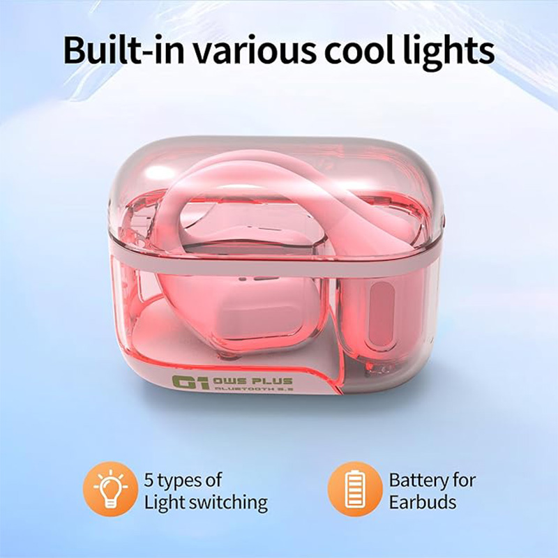 PulsePods Premium Wireless Bluetooth 5.3 Over-Ear Sport Earbuds with Noise Reduction and Mic 7