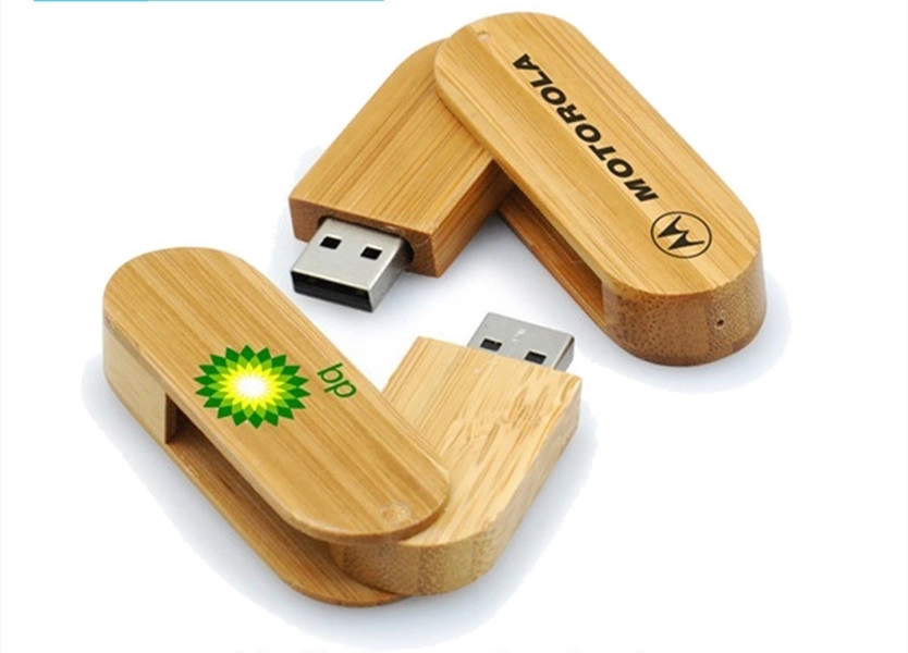 Bamboo USB Flash Drive with Laser Engraving 3