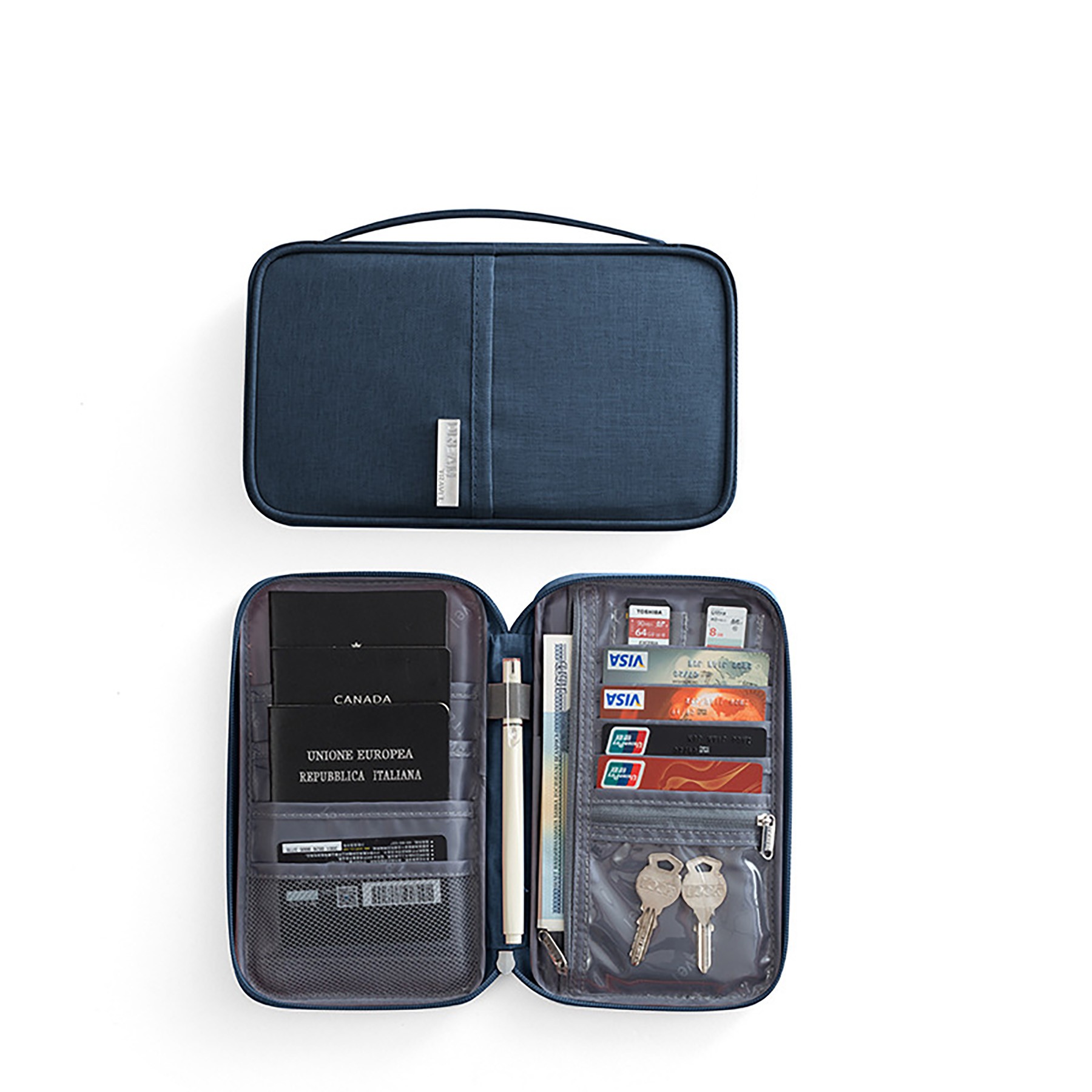 Portable Home Travel Safe Storage Wallet 3