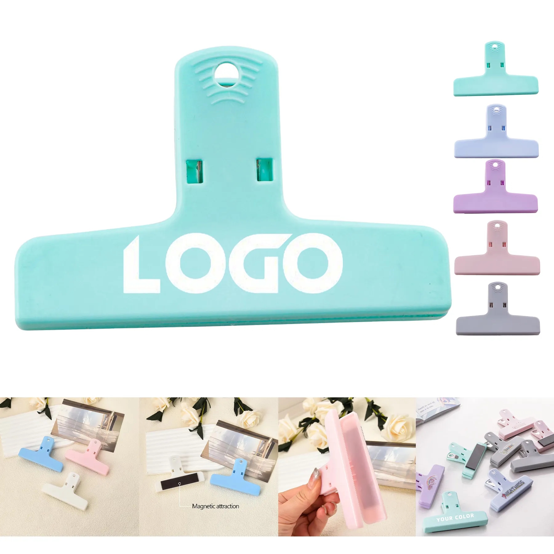 Magnetic Bull Paper Clips for Office 3