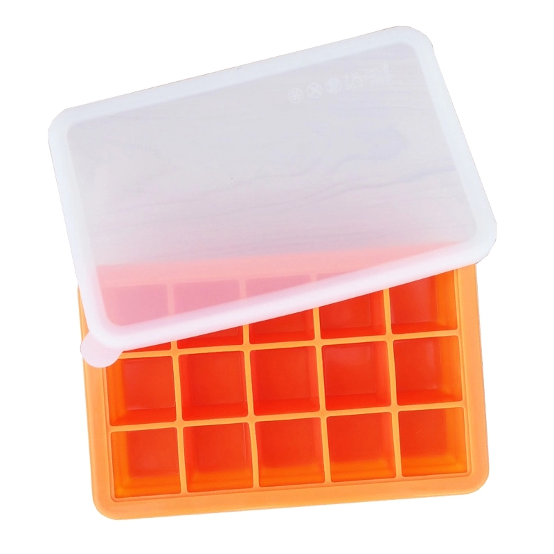 Custom Silicone Baby Food Storage & Ice Cube Freezer Tray 2