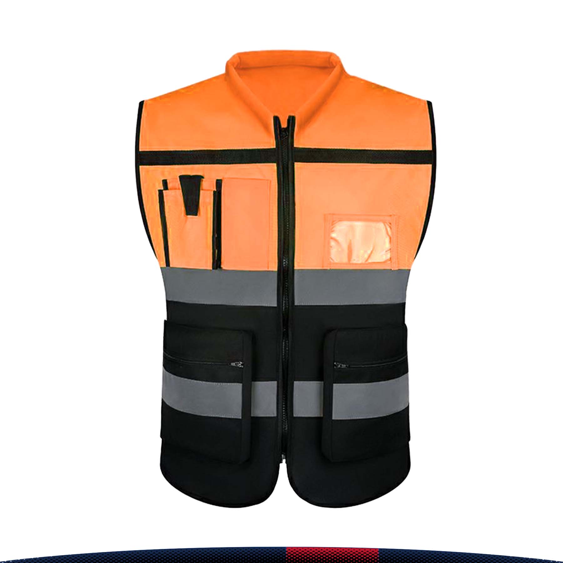 Multi Pockets Reflective Safety Vest 6