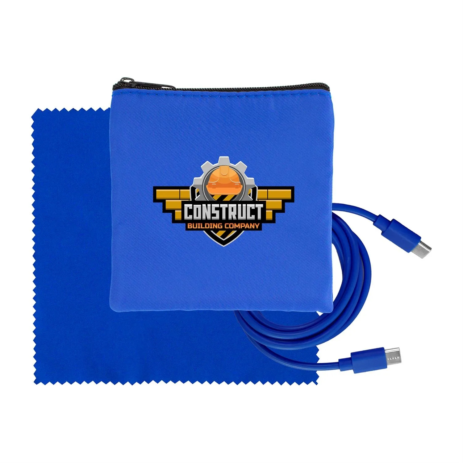 Colorful RPET C to C Cable & Cloth Set 17