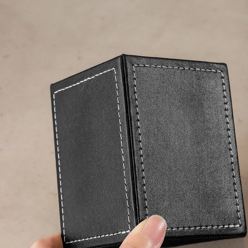 PU Leather Square Pen And Pencil Holder 3