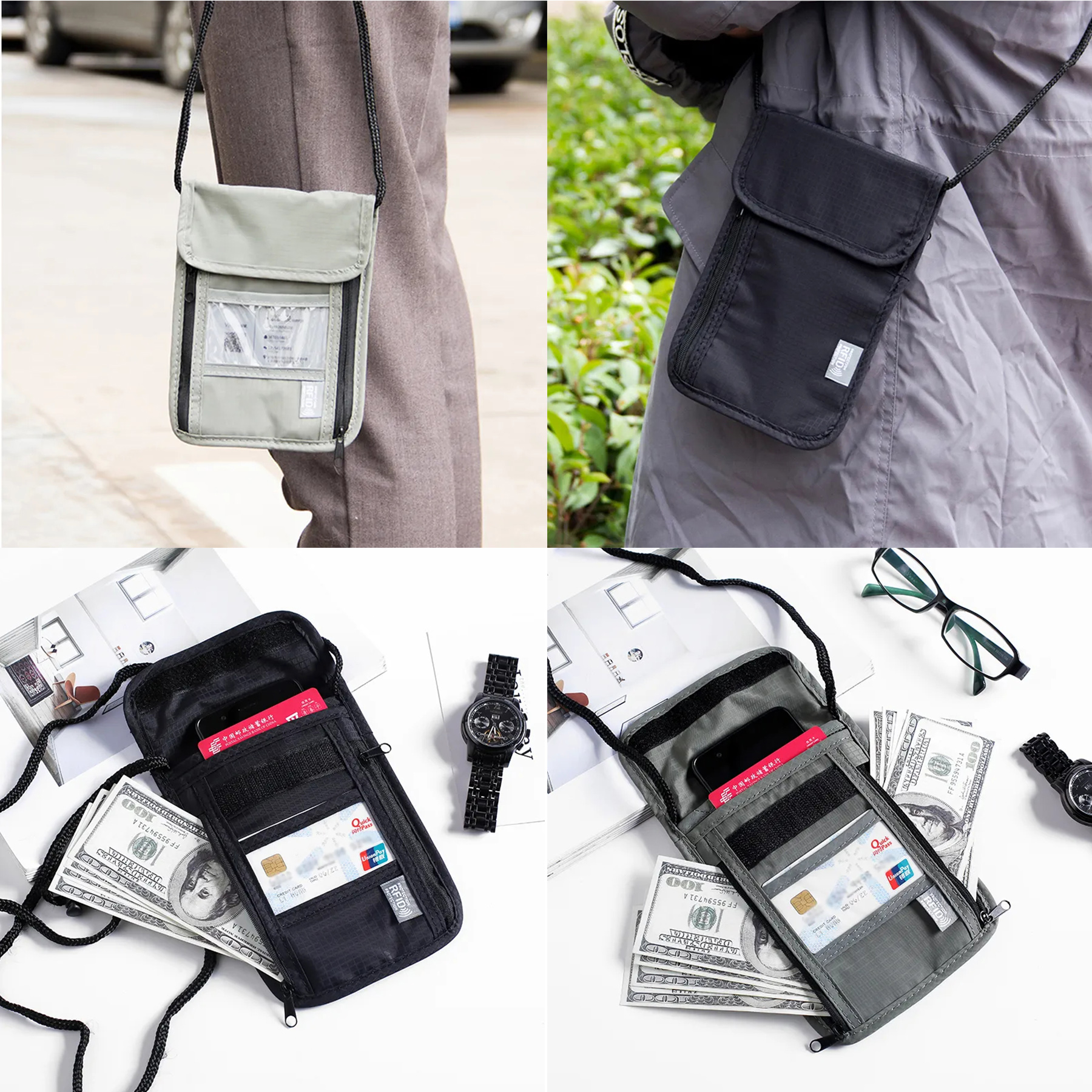 Travel Purses Cell Phone Pouch Travel Purses Cell Phone Pouch RFID 3