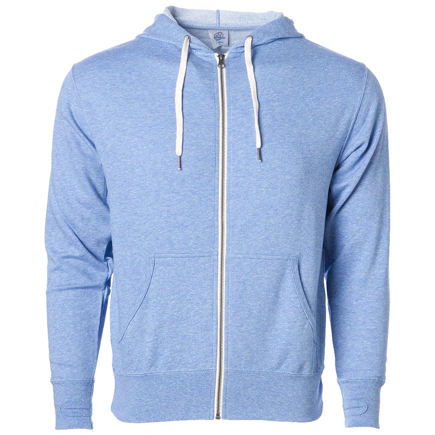 Unisex Heather French Terry Zip Hooded Sweatshirt, custom hoodie or sweatshirt with logo imprint 15