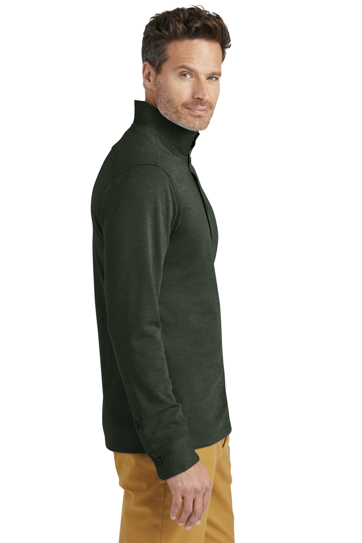Brooks Brothers Mid-Layer Stretch 1/2-Button BB18202 34