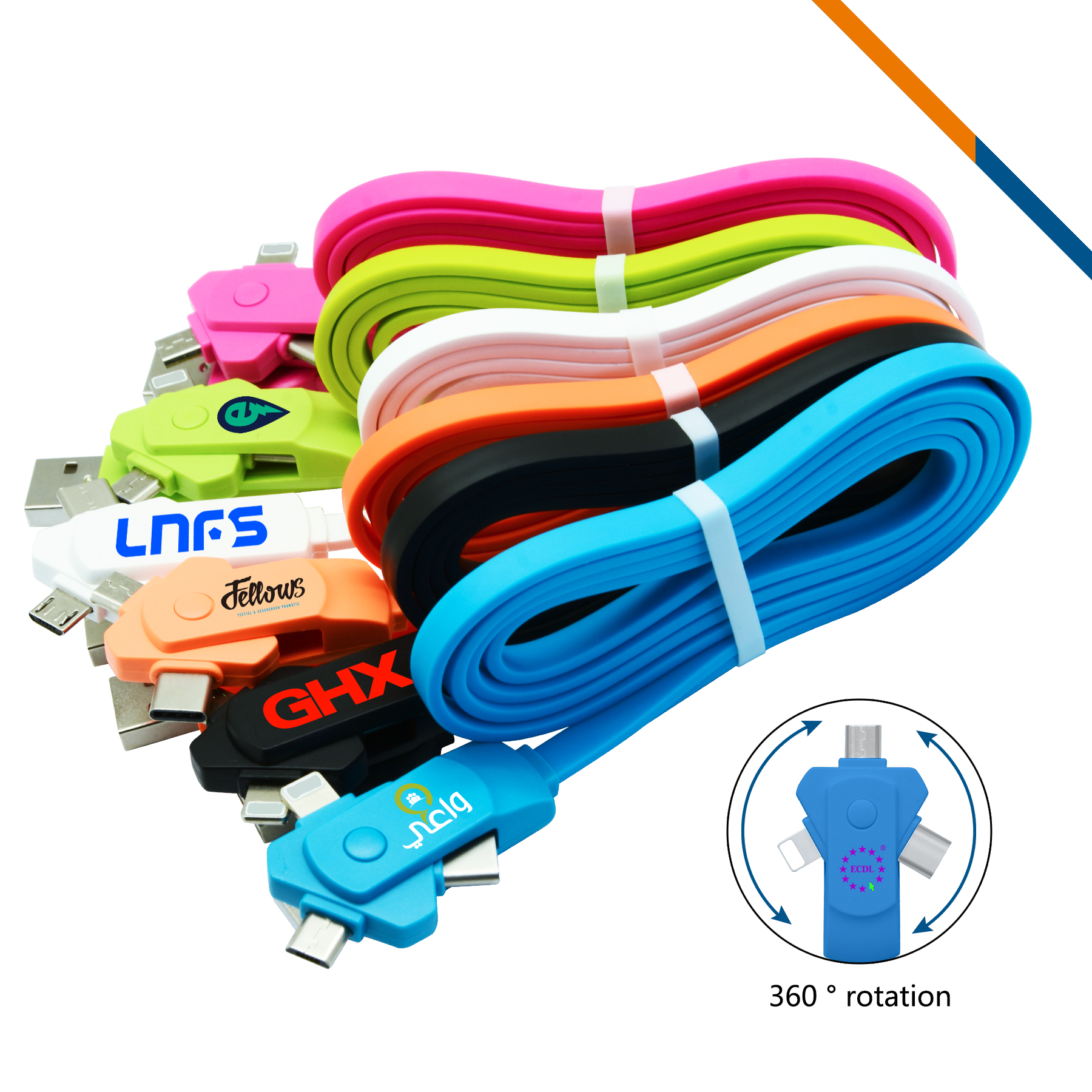 Swivel 3-in-1 Charging Cable 11