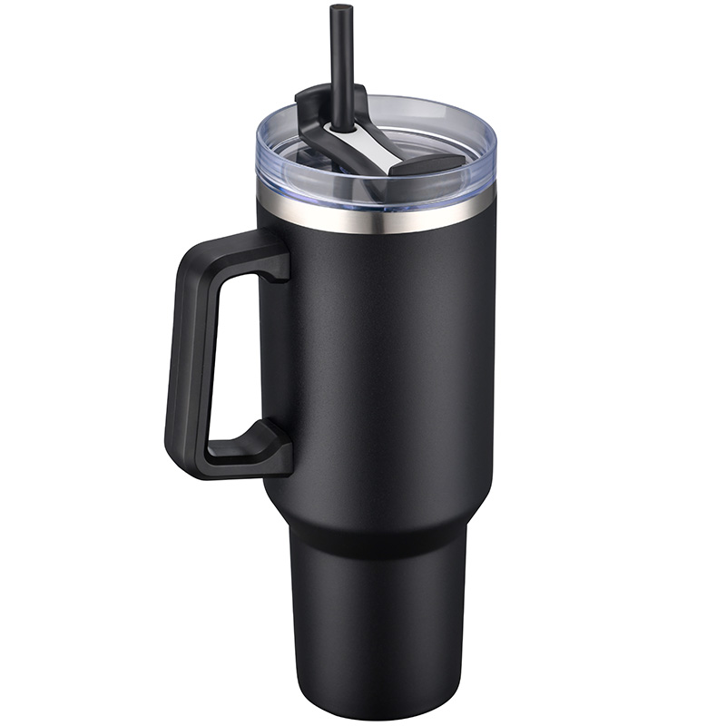 40oz. Travel Mug with Handle and Straw 10
