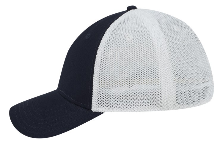 OTTO CAP® OTTO FLEX® Fitted 6 Panel Low Profile Mesh Back Trucker Hat 32