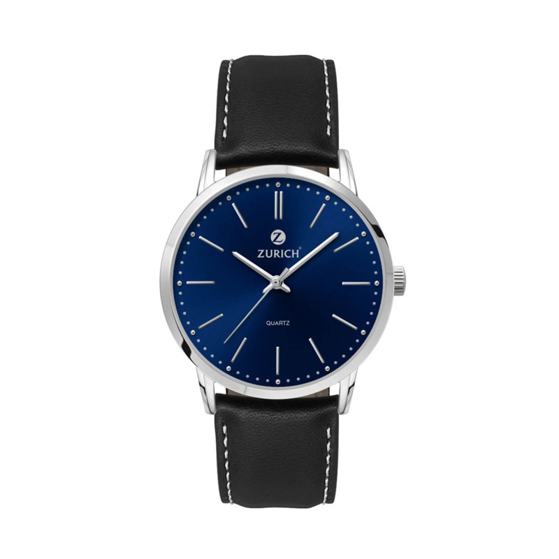 39.5MM, SILVER METAL CASE, 3-HAND MVT