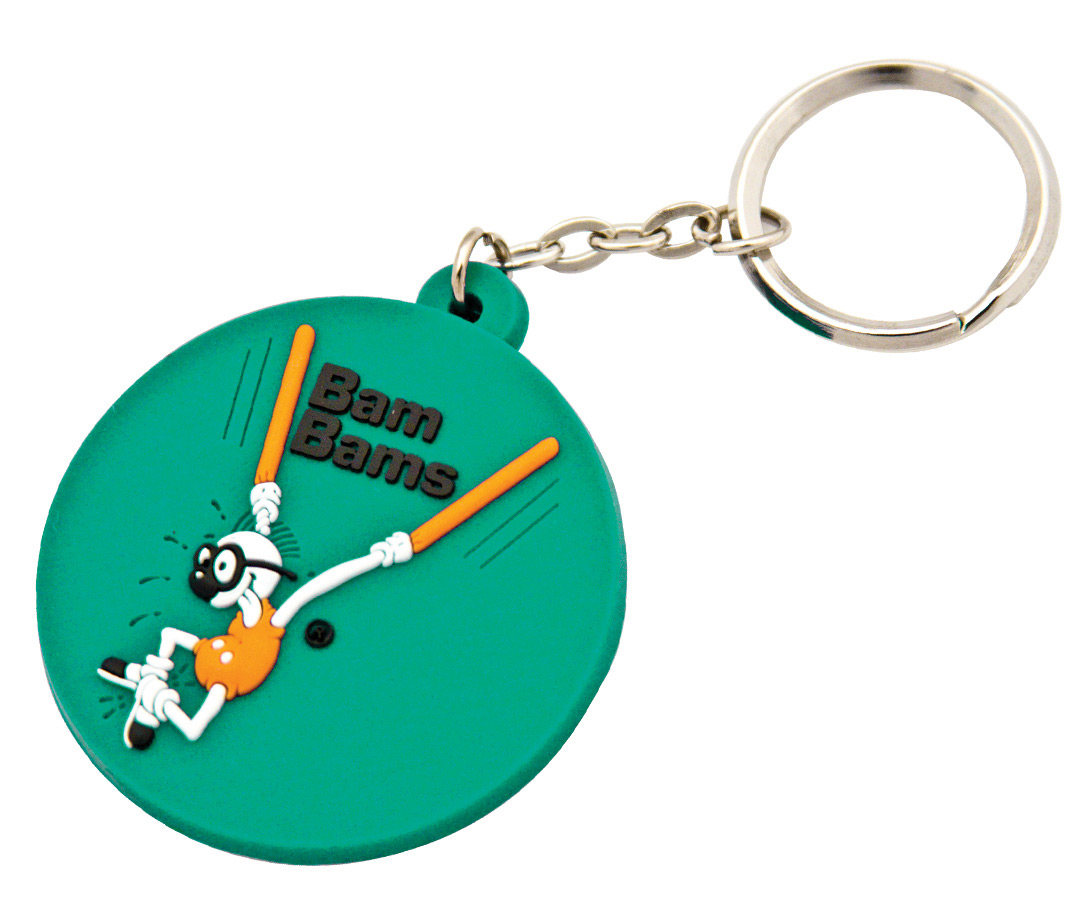 Soft PVC Key Tag 2D on 1 side; Up to 2.75" diameter