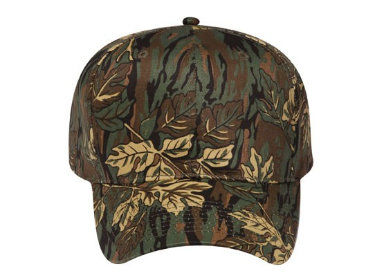 OTTO CAP Camouflage 6 Panel Mid Profile Baseball Cap 6
