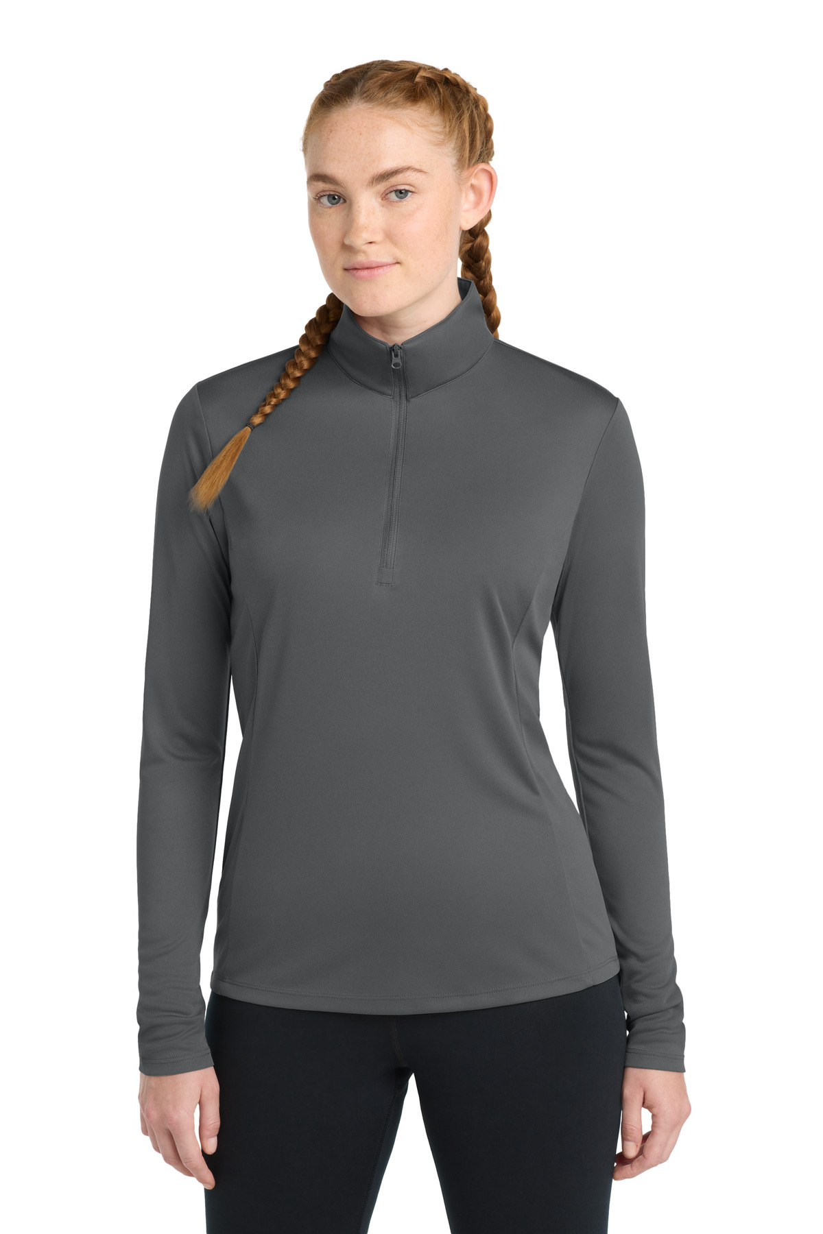 Sport-Tek Women's PosiCharge Competitor 1/4-Zip Pullover. LST357, custom hoodie or sweatshirt with logo imprint 17
