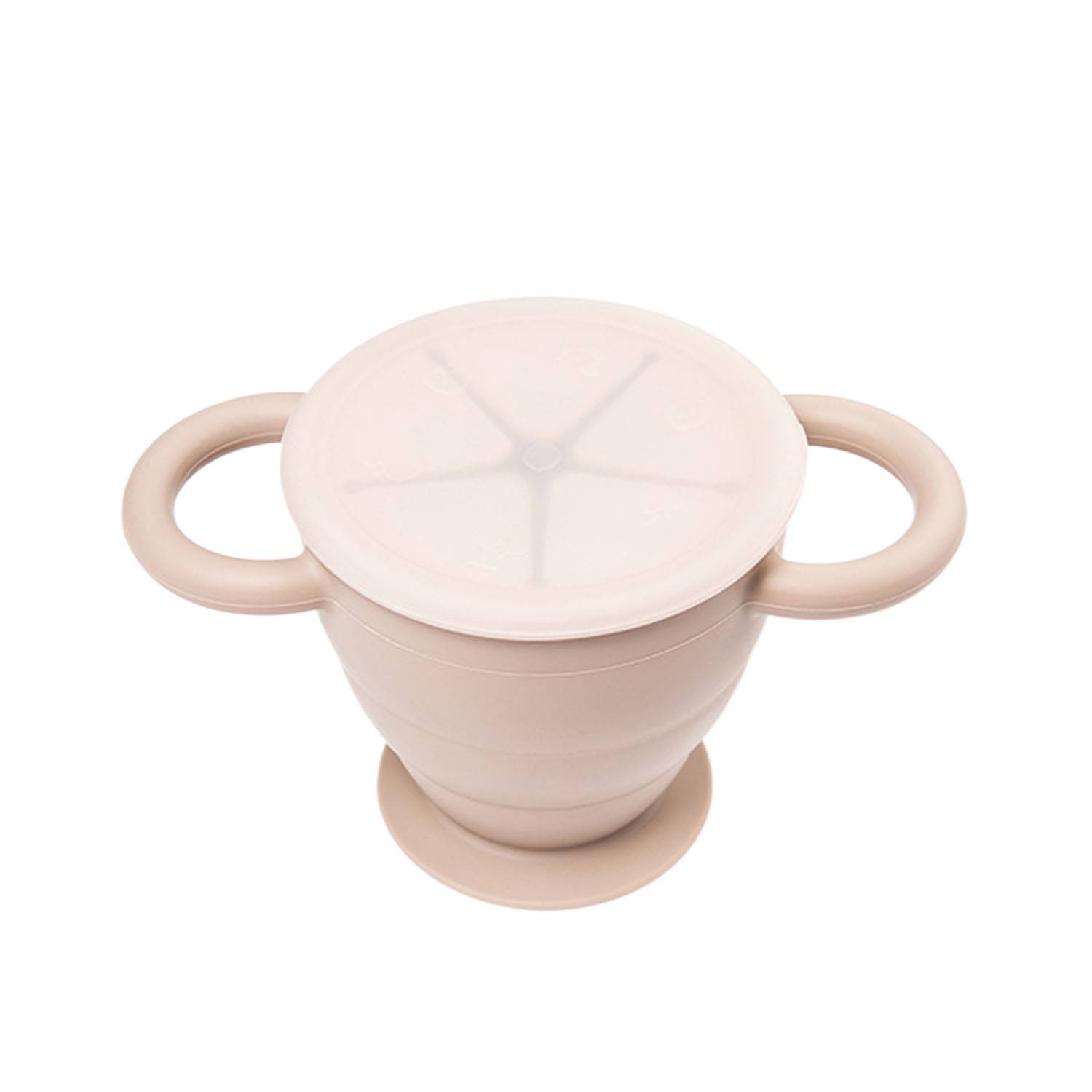 Portable Collapsible Silicone Snack Container for Toddlers 3