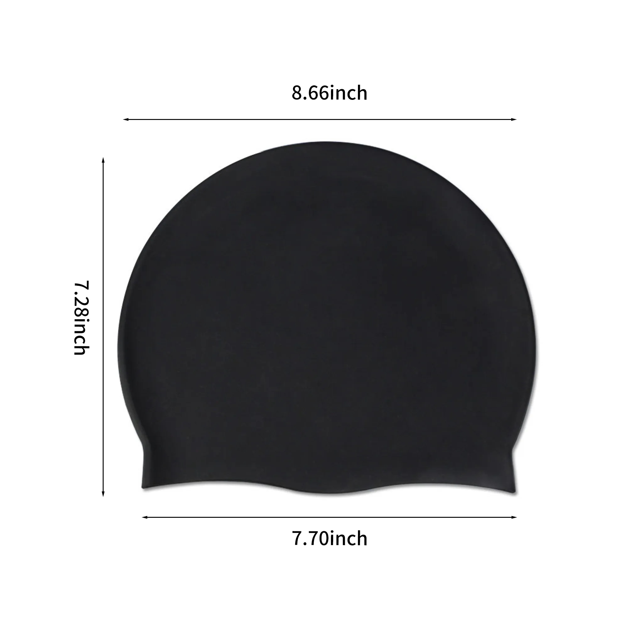 Adult Silicone Waterproof Swimming Cap for Enhanced Performa 13