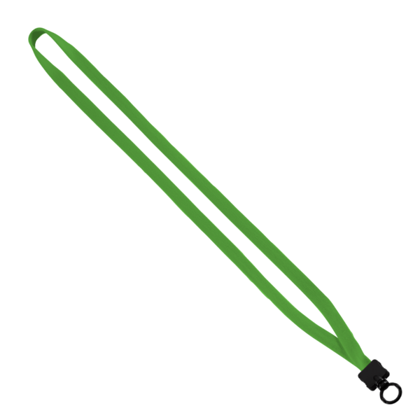 1/2" Cotton Lanyard with Plastic Clamshell & O-Ring 24