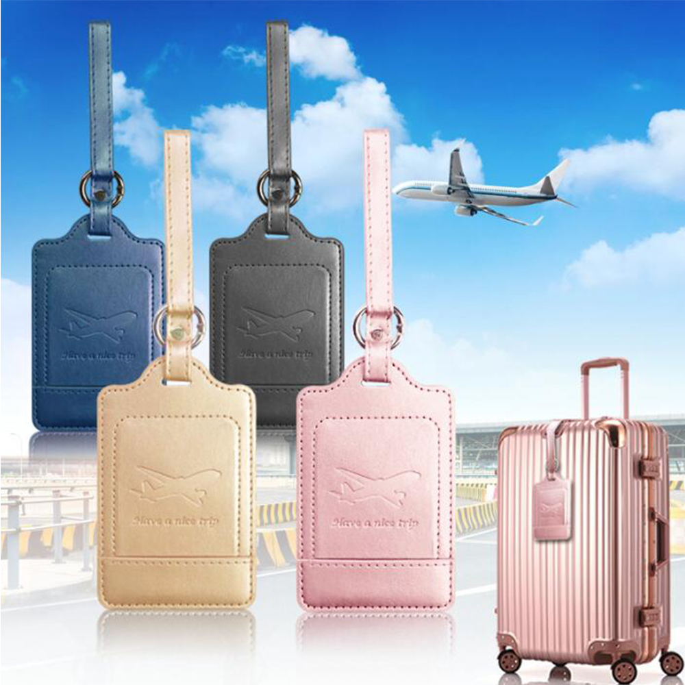 PU Leather Luggage Tag 4