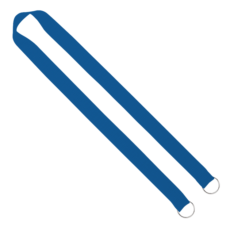 1" Screen Printed Lanyard with Double Clips 25