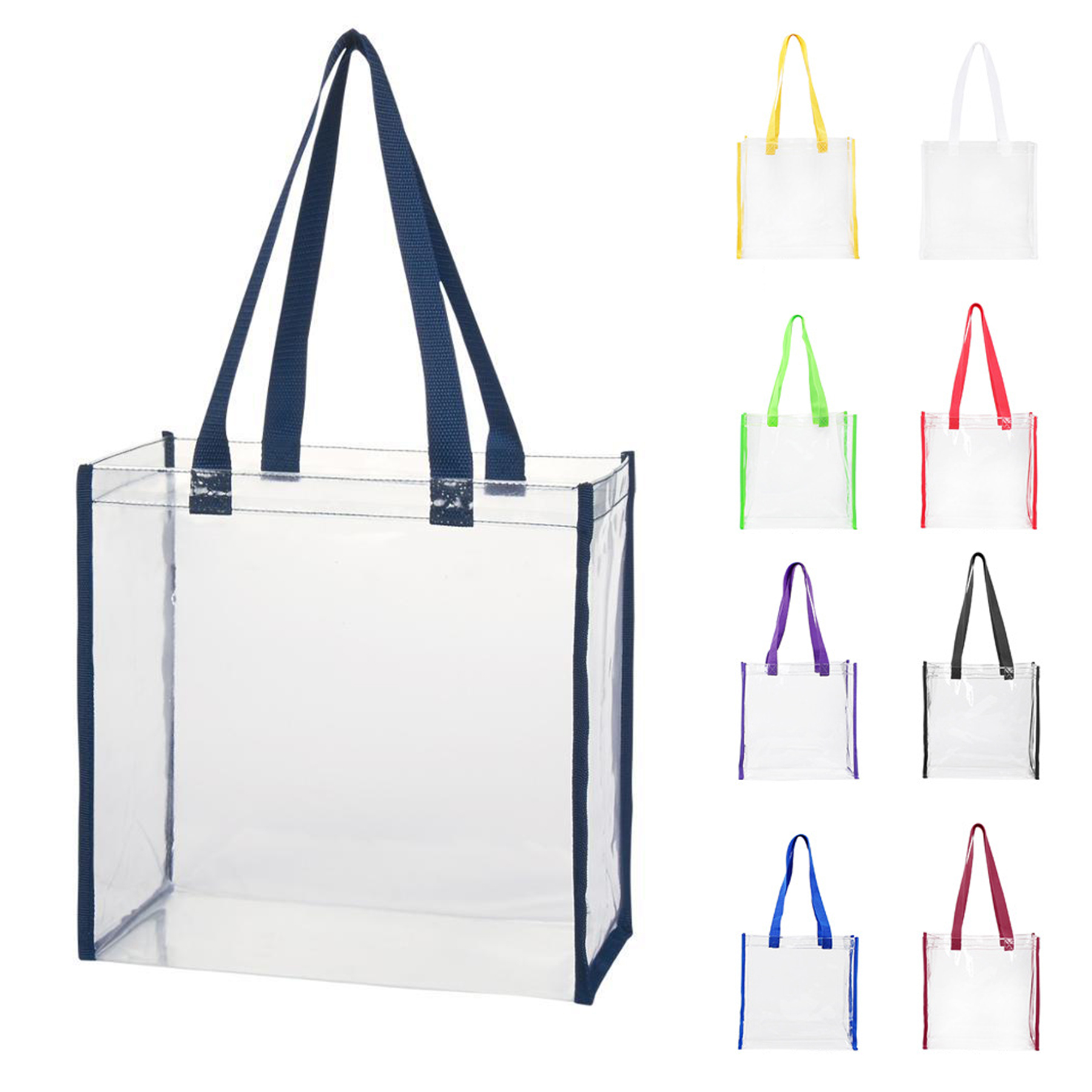 PVC Clear Shopping Tote Bag 2