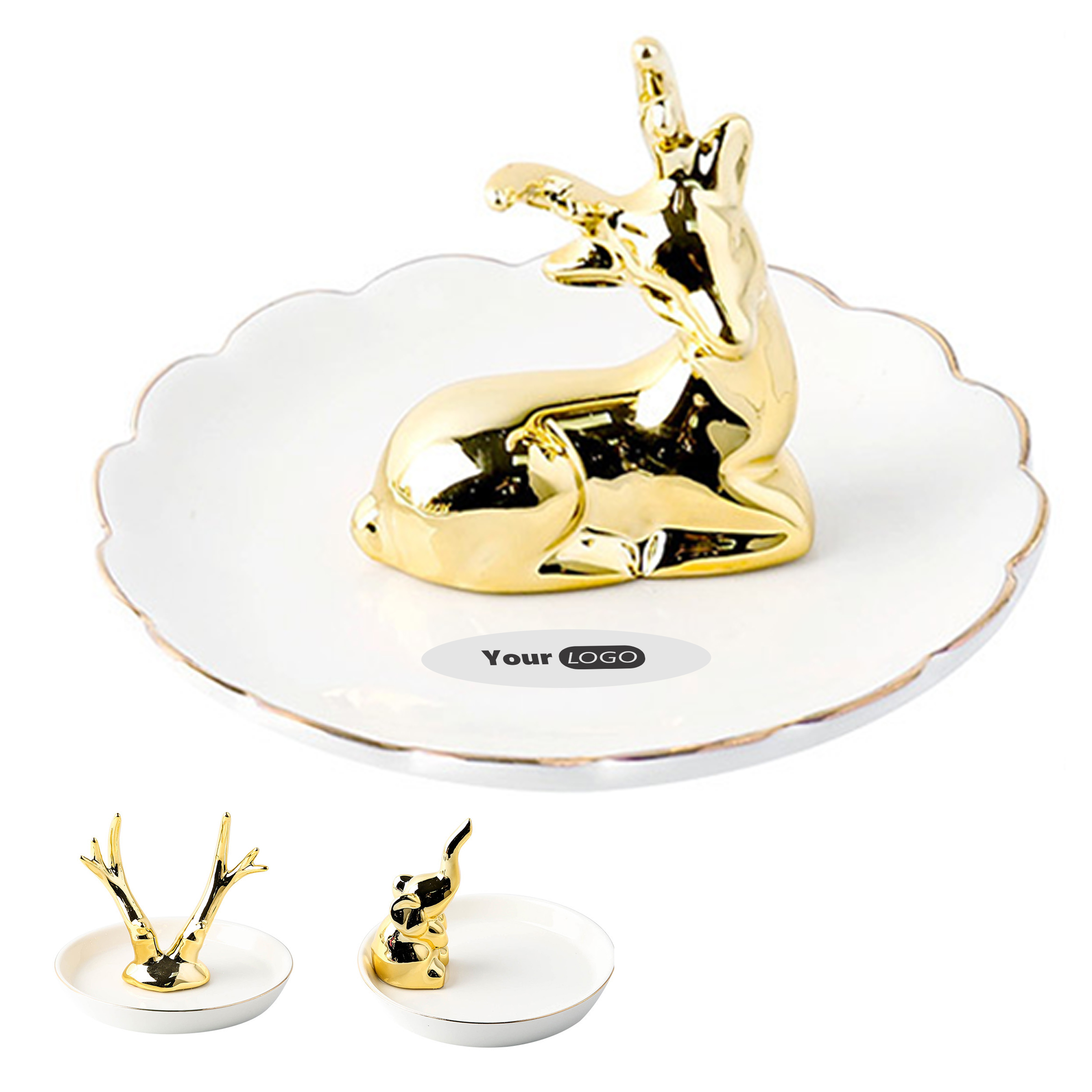 Ceramics Multi-Purpose Jewelry And Ornament Plate ?C Perfect For Display 3