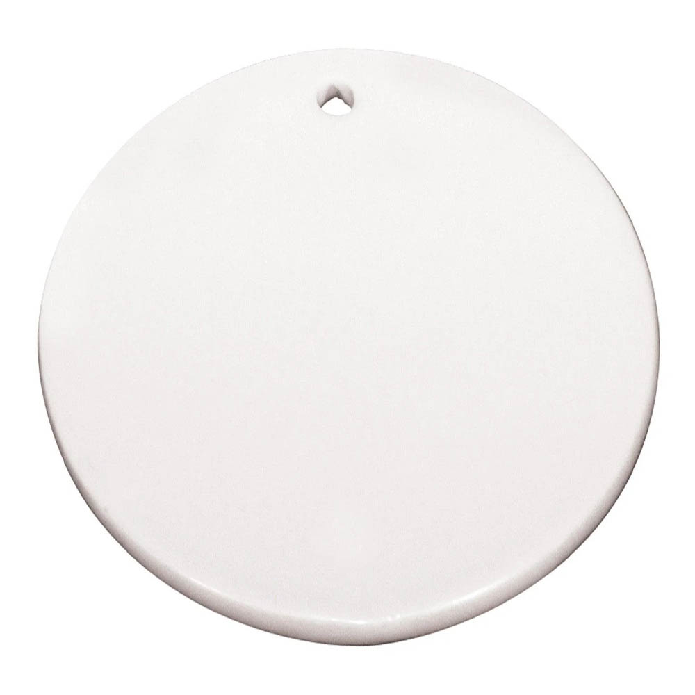 3" Full Color Circle Ceramic Ornament 2