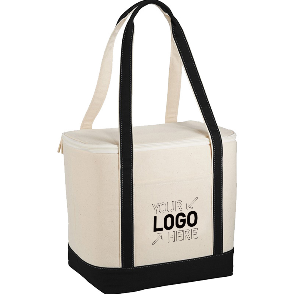 Large Cotton Canvas Cooler Bag 6