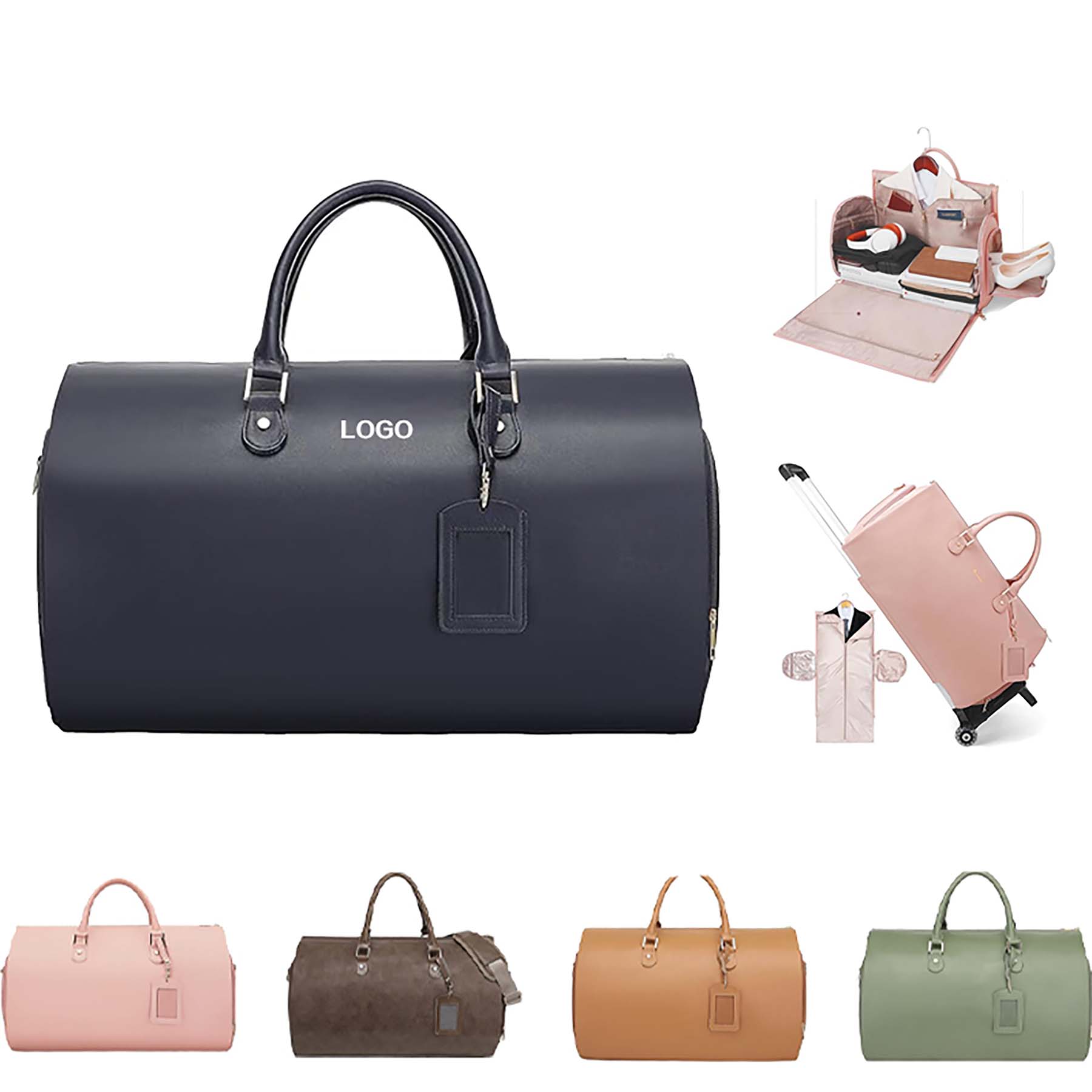 Leather Garment Bag 5