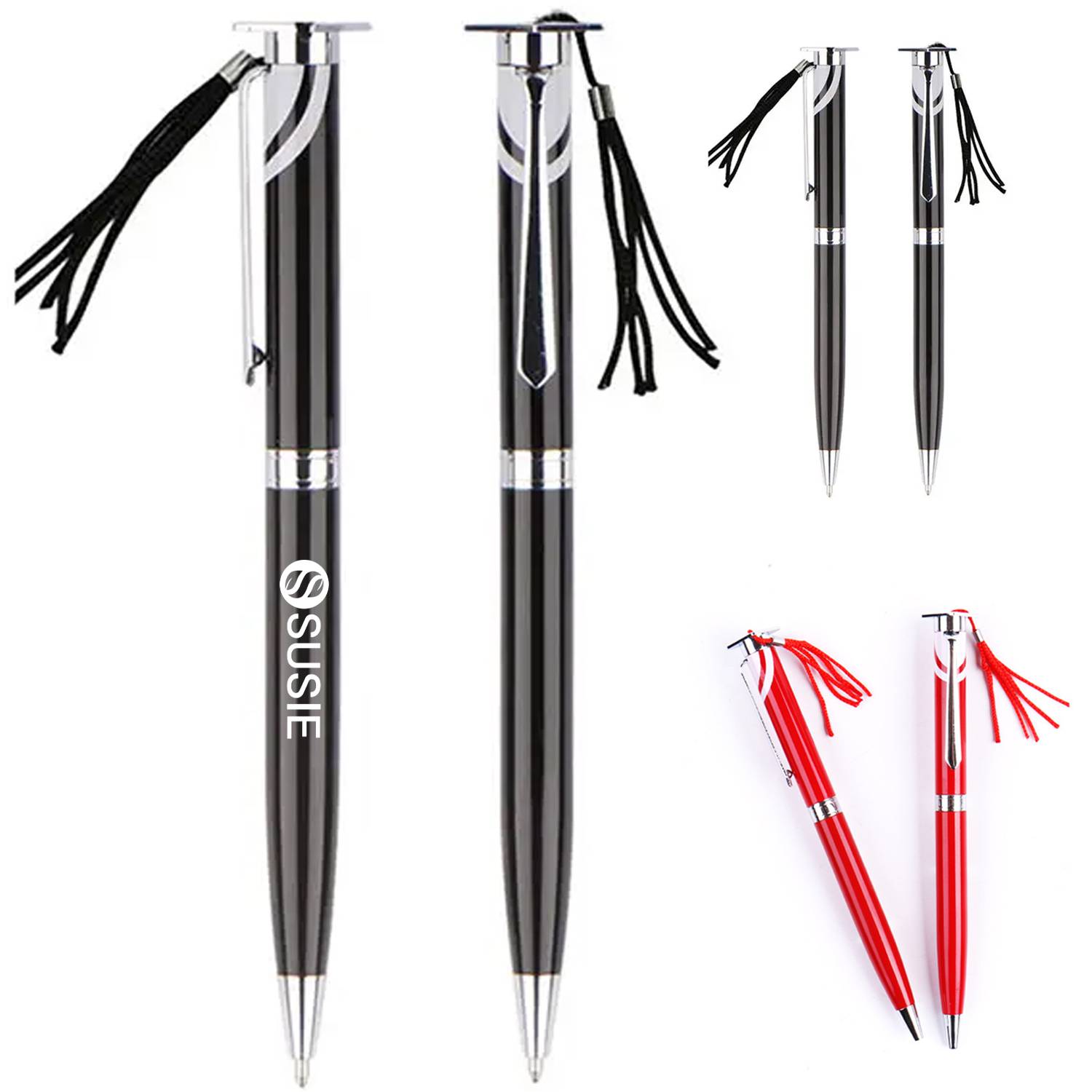 Graduation Tassel Metal Ballpoint Pen for School & Promotion 7