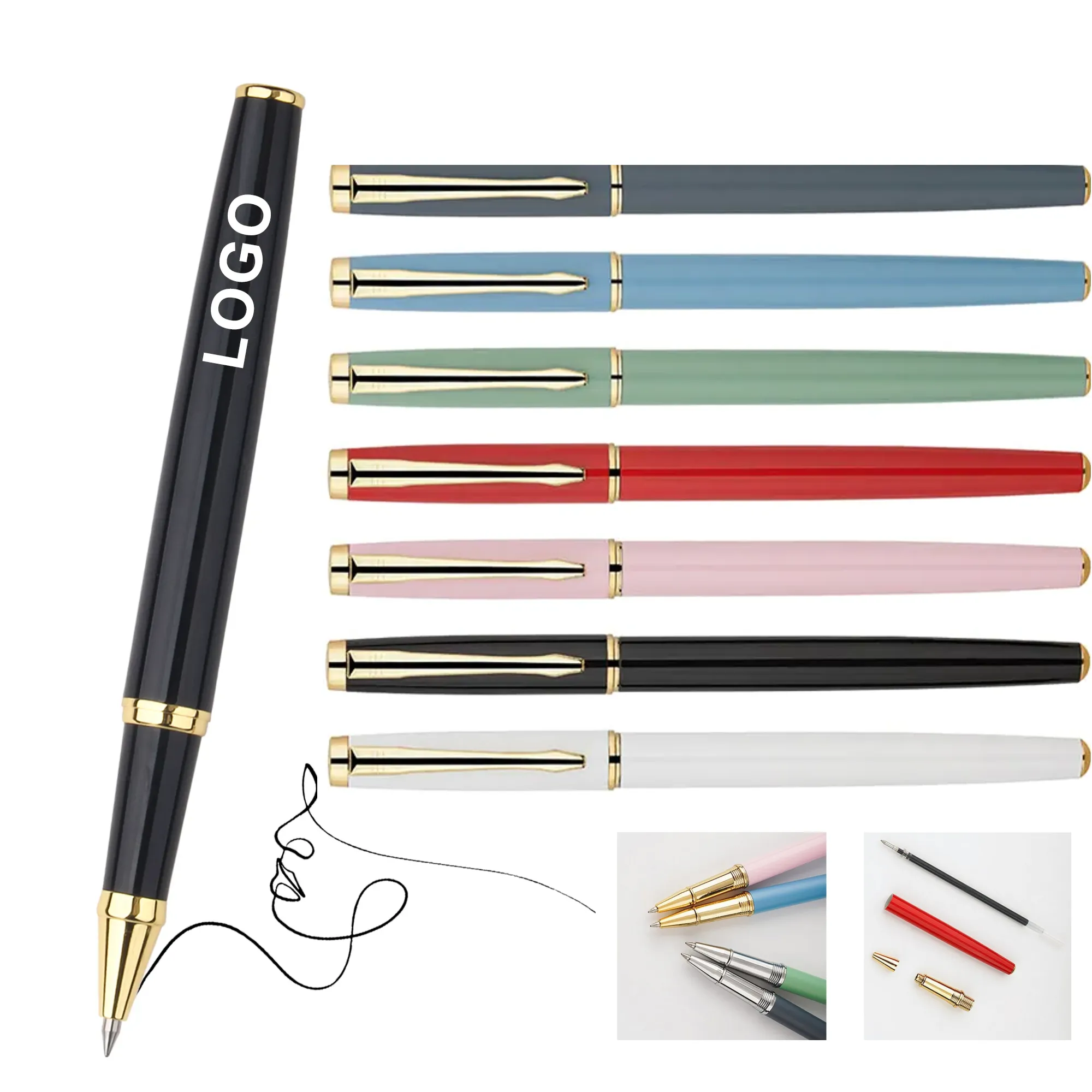 Professional Executive Office Metal Ballpoint Pen 3