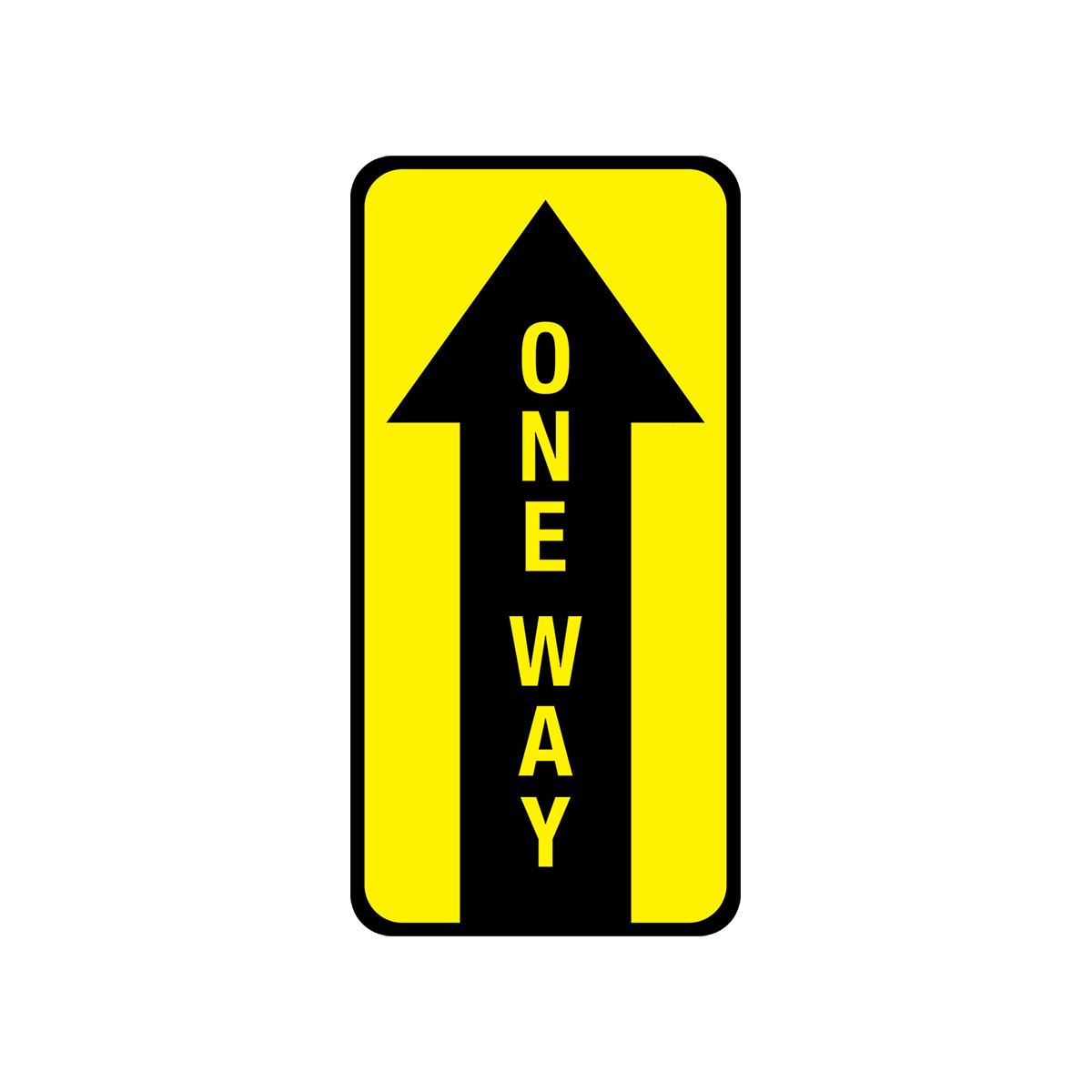 6" x 12" One Way Floor Graphic