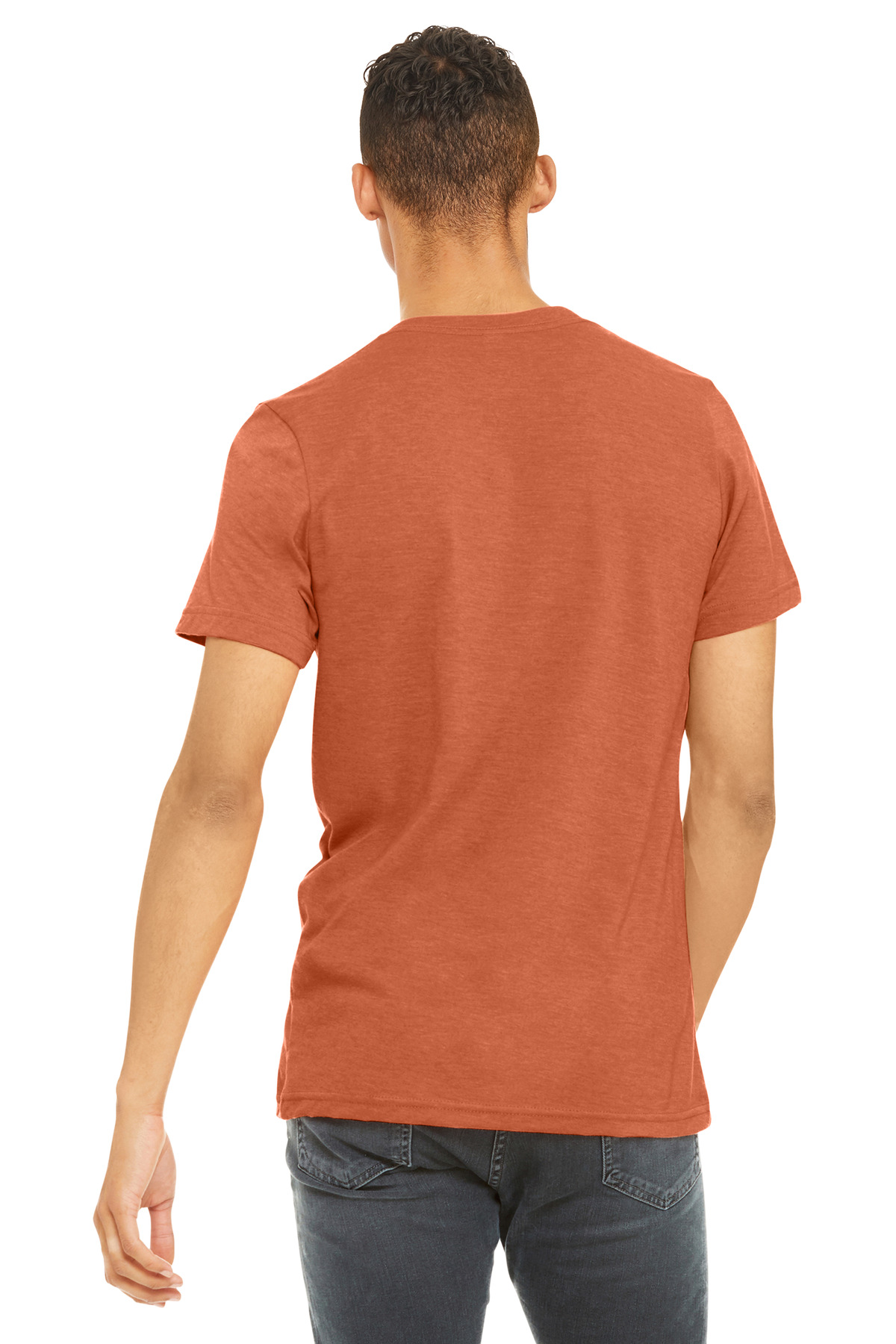 BELLA+CANVAS Unisex Heather CVC Short Sleeve Tee. BC3001CVC 263