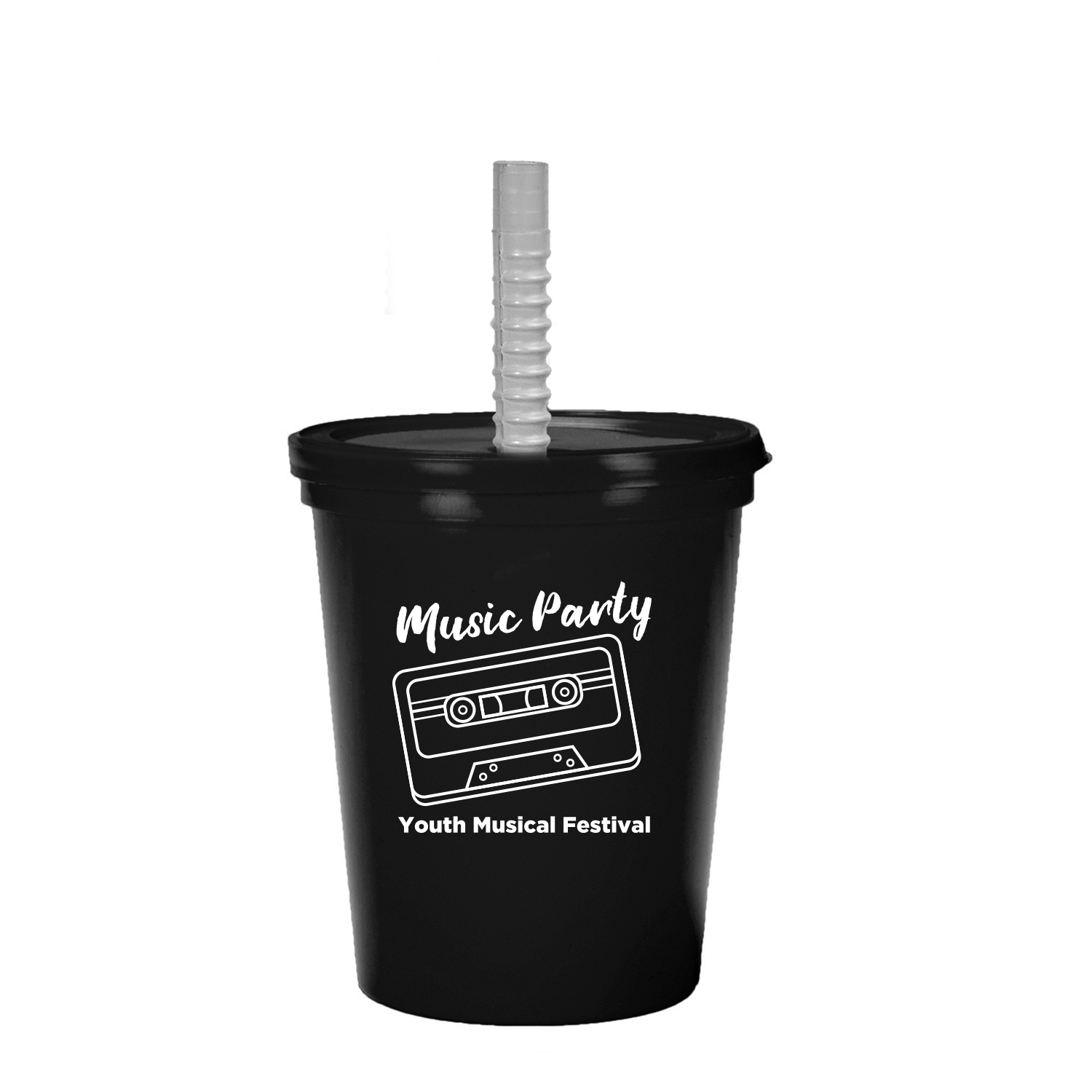 16 oz. Little Sippy Stadium Cup (1 Color Imprint) 1
