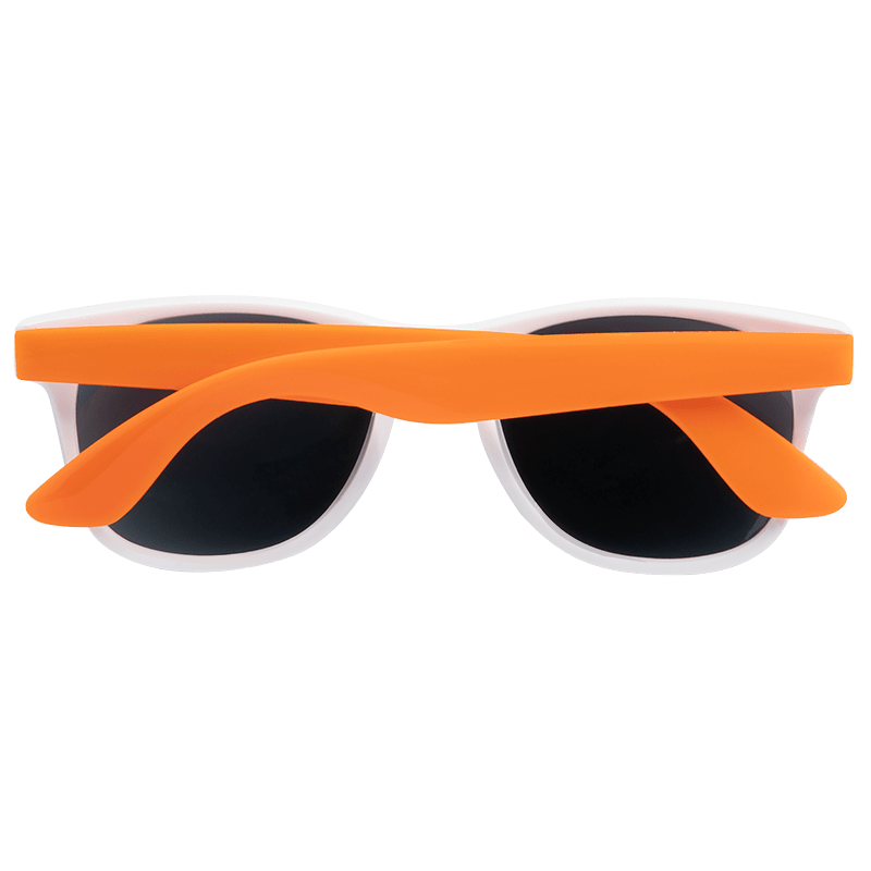 Custom White Frame Plastic Sunglasses 15