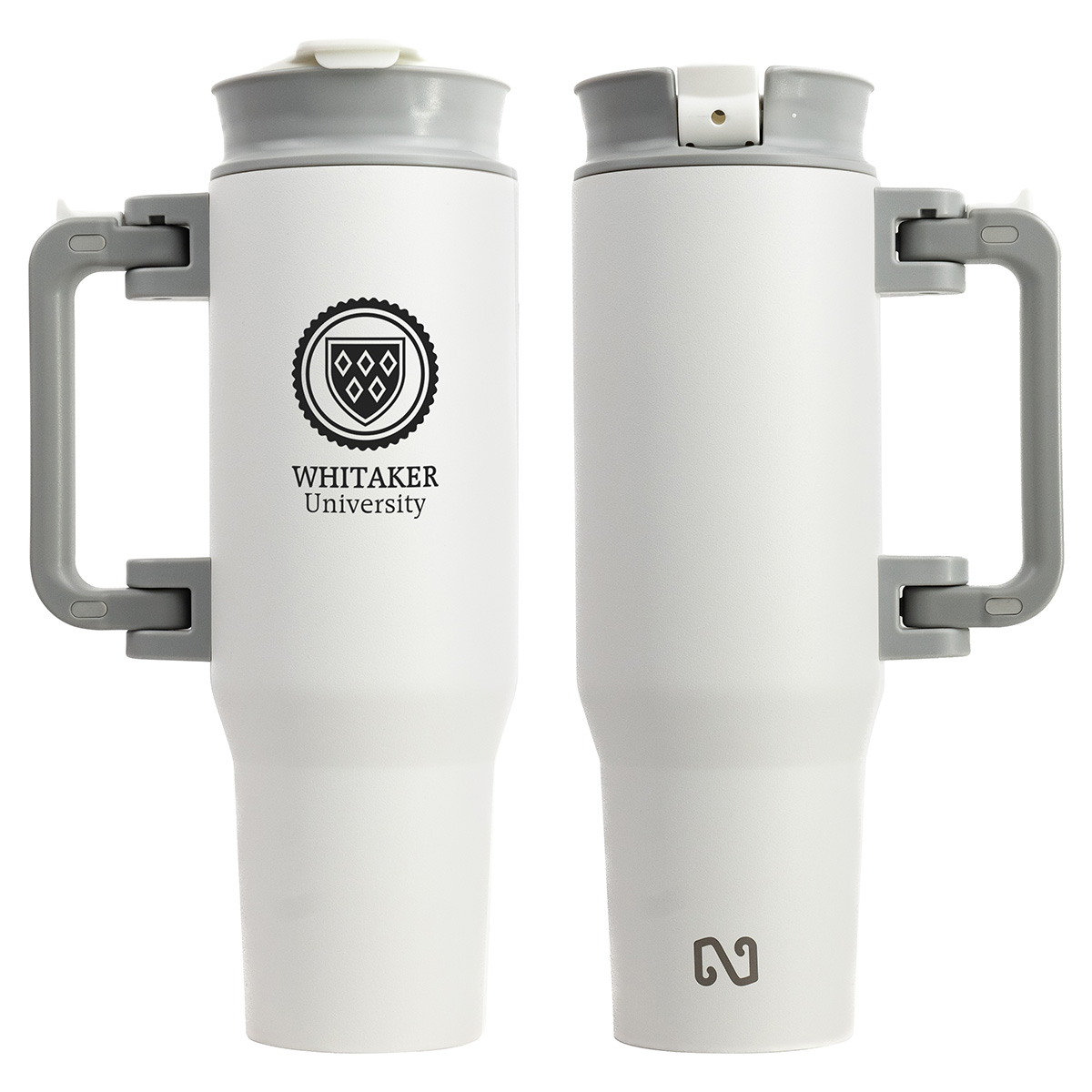 NAYAD® Genesis 40 oz Stainless Steel Double-Wall Vacuum Insulated Mug with Foldable Handle 22