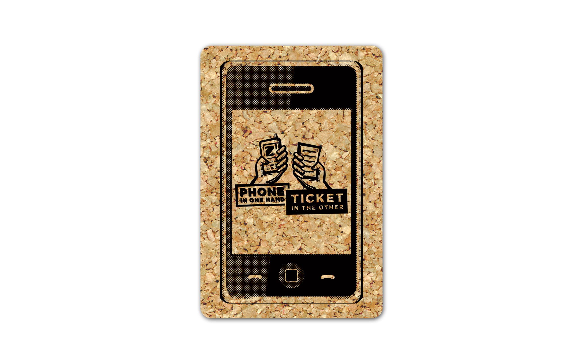 Smart Phone Cork Coaster 5