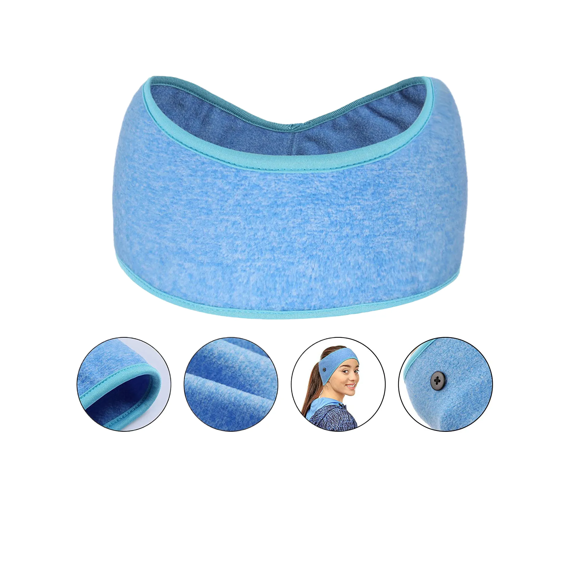 Ear Warmer Band with button 3