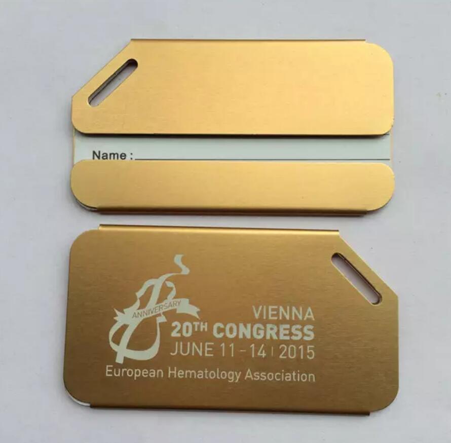 Aluminum Luggage Tag 2