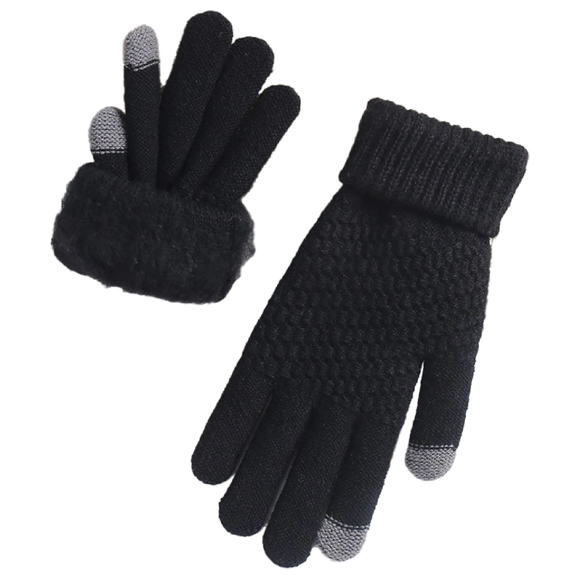 Touchscreen Gloves Stretch Knitted Texting Windproof 5